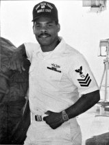 Alan Williams in Navy uniform